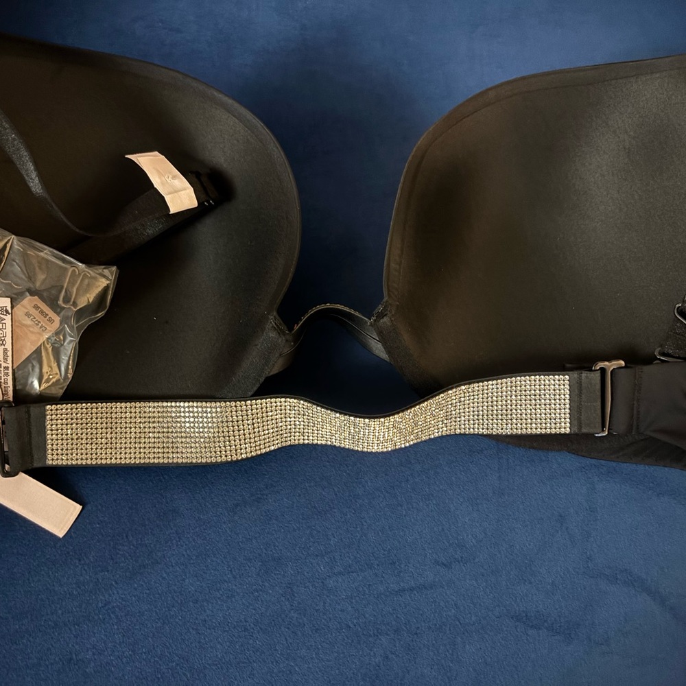 Victoria's Secret Black Bra with Silver Accents